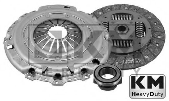 Set ambreiaj AUDI A1 (8X1, 8XK, 8XF) (2010 - 2016) KM Germany 069 1072WOF piesa NOUA