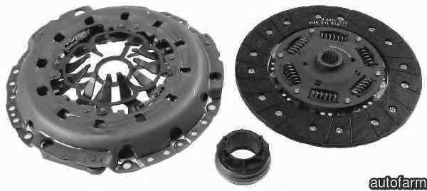 Set ambreiaj AUDI A6 (4B2, C5) SACHS 3000 951 711