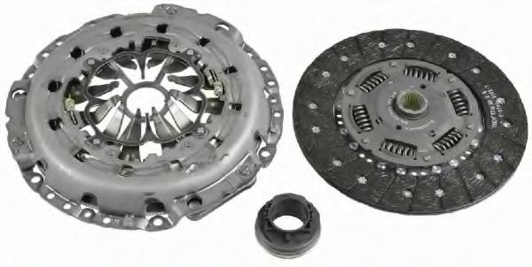 Set ambreiaj AUDI A6 limuzina (4B2, C5), AUDI A6 Avant (4B5, C5), AUDI A4 (8E2, B6) - SACHS 3000 951 206