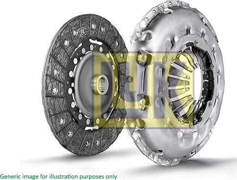 Set ambreiaj Clutch kit 250mm fits. LAND ROVER DISCOVERY SPORT FREELANDER 2 RANGE ROVER EVOQUE 2.0-3.2 10.06- LUK 625 3219 09