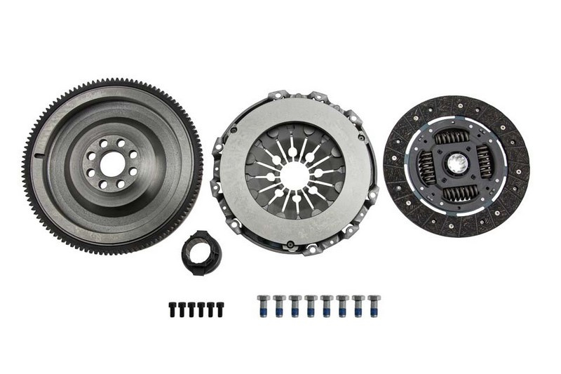 SET AMBREIAJ CU VOLANTA CU MASA SIMPLA BMW 3 Compact E46 2000->2005 kit conversie la volanta cu masa simpla, cu disc ambreiaj, cu rulment presiune, cu volanta, Diametru exterior mm 240, Numar dinti 10, pentru 325 ti-141 KW;