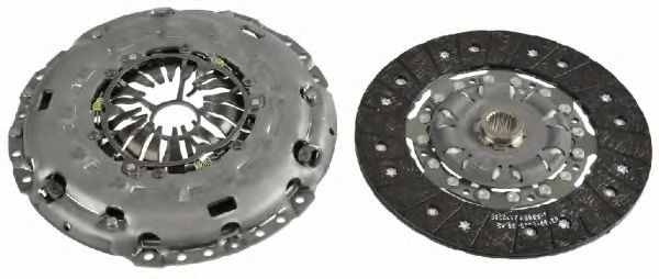Set ambreiaj fara rulment presiune VW EOS/PASSAT/GOLF/SHARAN 2,0 TDI 08- - Cod intern: W20043838 - LIVRARE DIN STOC in 24 ore!!!