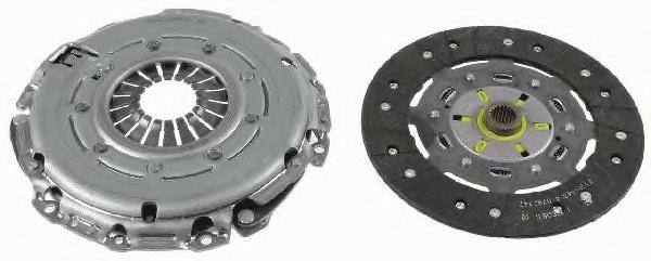 Set ambreiaj FIAT PUNTO (199), FIAT RITMO III (198), FIAT LINEA (323) - SACHS 3000 951 387