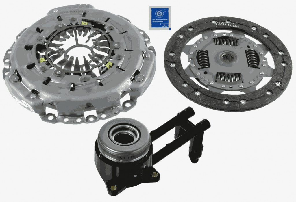 Set ambreiaj SACHS 3000 990 223 pentru FORD FIESTA V (JH_, JD), FUSION (JU_) 20022012
