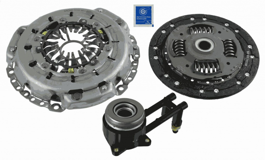 Set ambreiaj SACHS 3000 990 225 pentru FORD FIESTA V (JH_, JD), FUSION (JU_) 2002-2012