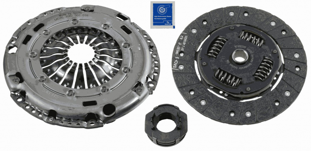 Set ambreiaj SACHS 3000970074 se potriveste la SKODA (SVW) OCTAVIA combi (NM5) CSSA; DJSA 1395cc 150cp 110kW 2017 2018 2019 2020 2021 2022