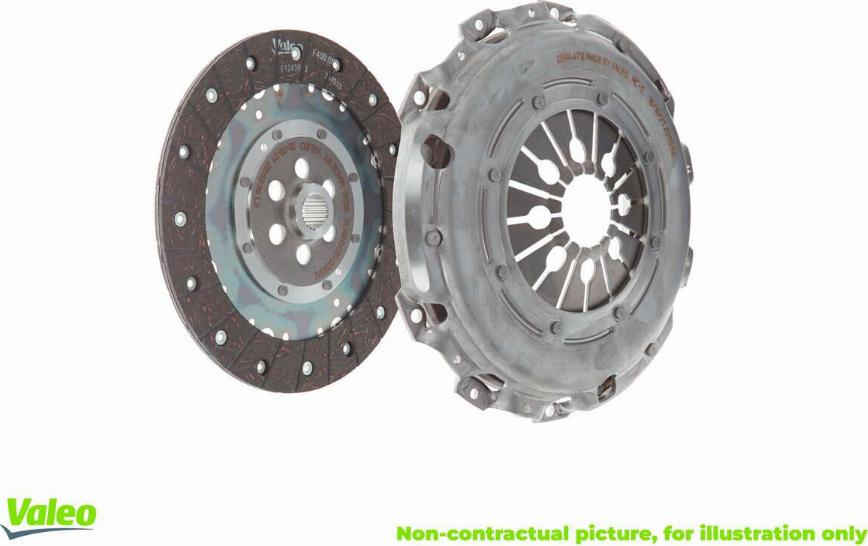 Set ambreiaj VW GOLF VI 5K1 Producator VALEO 82673