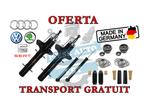 Set amortizoare + flanse + protectii VW Golf 4 + TRANSPORT GRATUIT