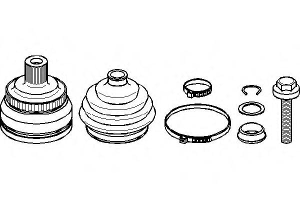 Set articulatie, planetara AUDI A4 limuzina (8D2, B5), VW PASSAT limuzina (3B2), AUDI A6 limuzina (4B2, C5) - TOPRAN 108 114
