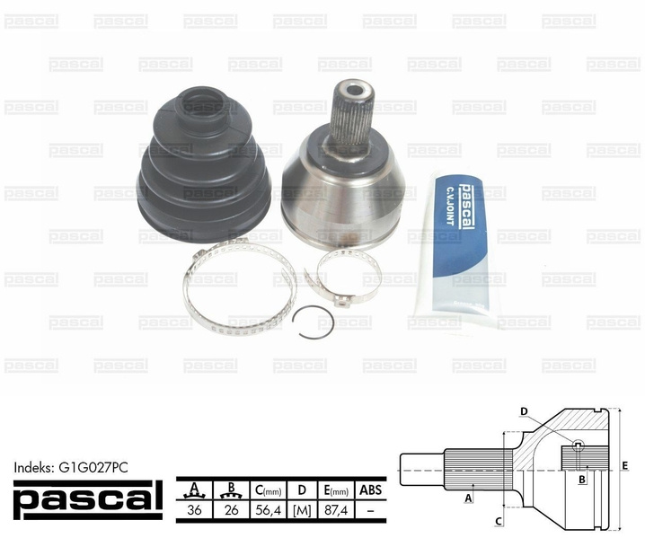 Set articulatie planetara FORD FOCUS II sedan DA Producator PASCAL G1G027PC