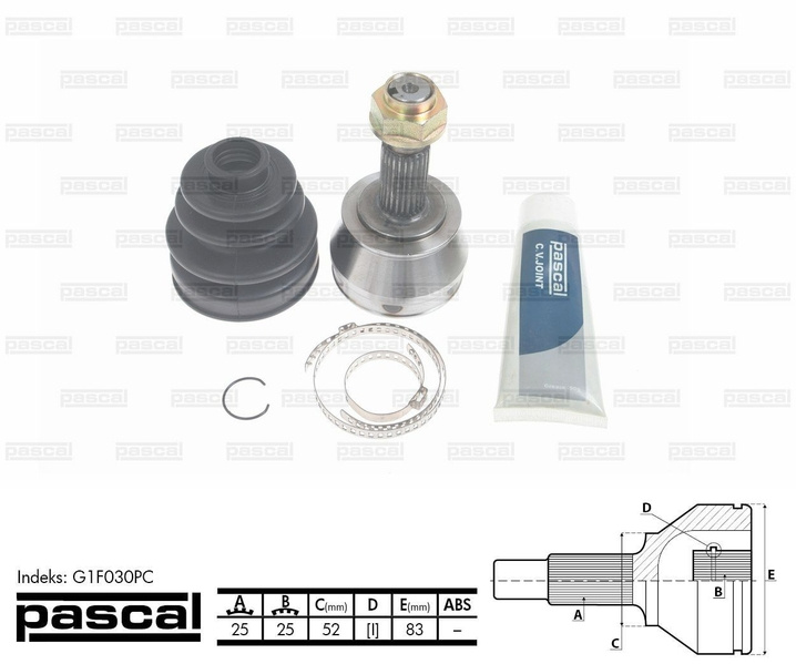 Set articulatie planetara LANCIA DELTA II 836 Producator PASCAL G1F030PC
