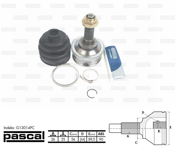Set articulatie planetara MAZDA 626 III Station Wagon GV Producator PASCAL G13014PC