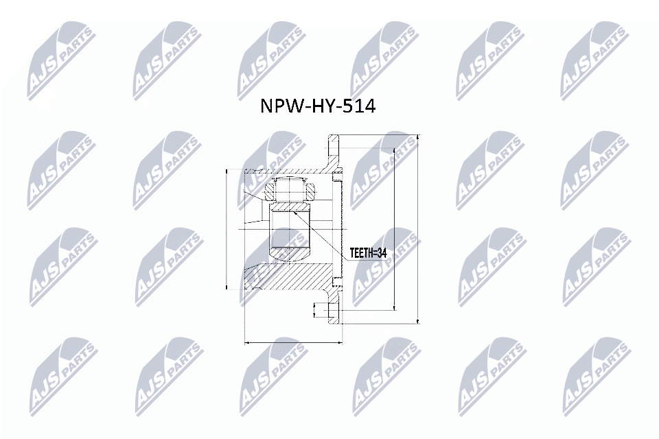 Set articulatie, planetara NTY NPW-HY-514