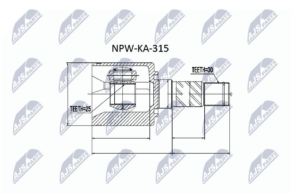 Set articulatie, planetara NTY NPW-KA-315