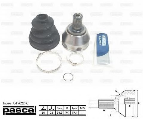 Set articulatie, planetara VOLVO V50 (MW) (2004 - 2016) PASCAL G1V022PC piesa NOUA