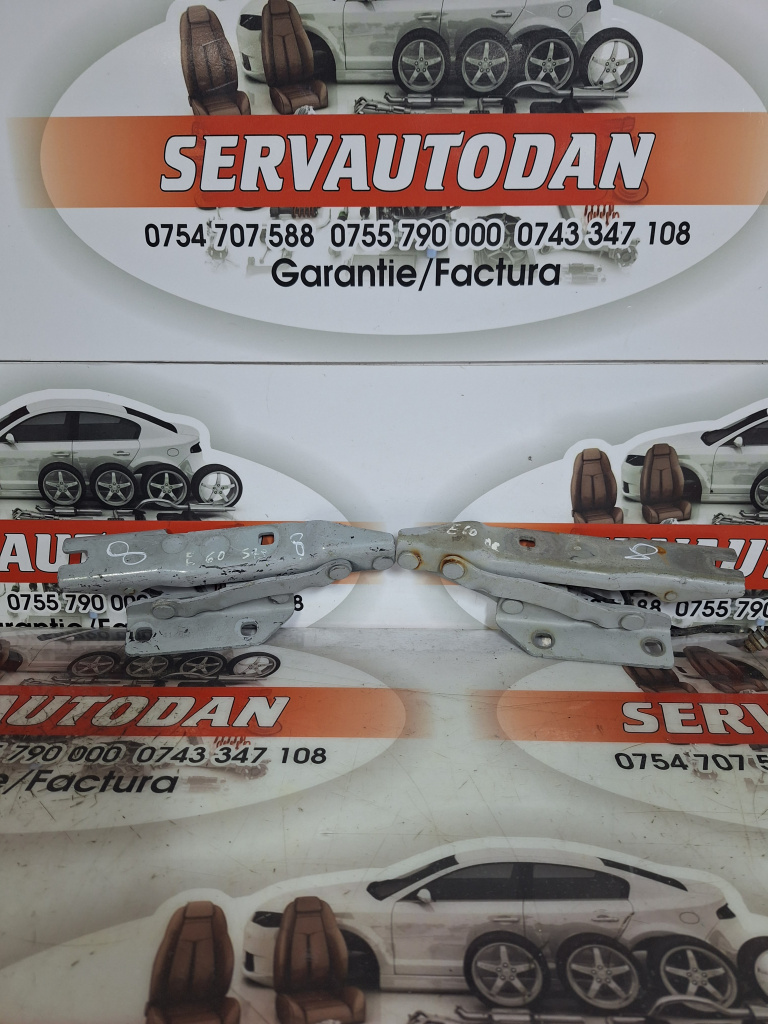 Set balamale capota fata BMW Seria 5 (2003-2010) [E60] 2.0 Motorina 2006, DREAPTA + STANGA / 7008727 / 7008728