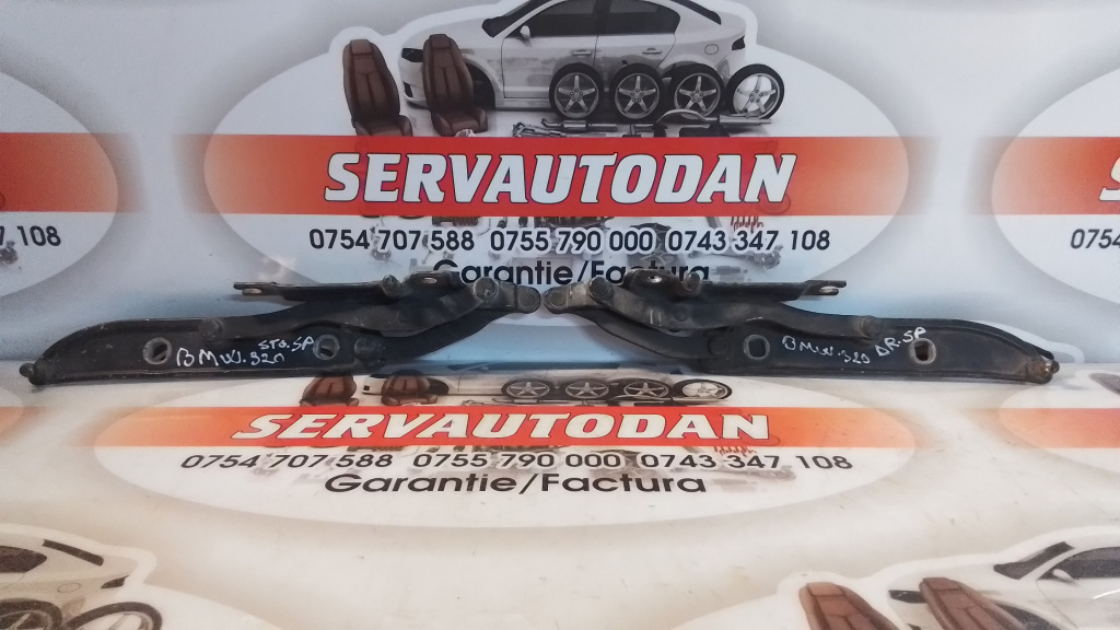 Set balamale capota spate BMW Seria 3 (1998-2005) [E46] 2.0 Motorina 2004, STANGA+DREAPTA / 8220074 / 8220073