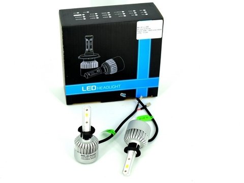 Set Bec H1 cu LED S2 chip led Korea Putere: 40W - 4800 lumen 6000k 12-24v Recomandarea ERKaccesorii
