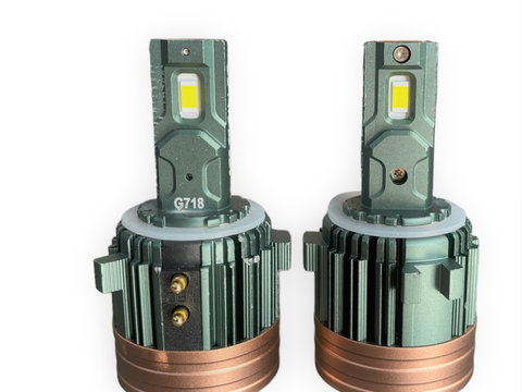 Set Bec H7 cu LED 3570 50w CANBUS 4800lumen 6000k Voltaj: 12-24V COD: EK-GH7