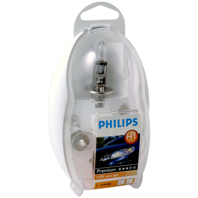 Set Becuri Auto Rezerva Philips H1 12V 55W Easykit