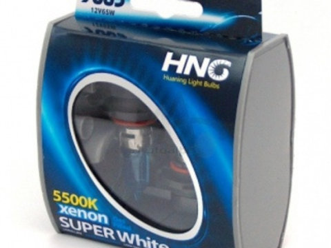 Set becuri HB3 (9005) HNG 5500K 55W Super White Halogen