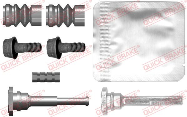 Set bucsi de ghidaj, etrier frana QUICK BRAKE 113-0045X pentru SUZUKI IGNIS III (MF, FF) 2016-2025