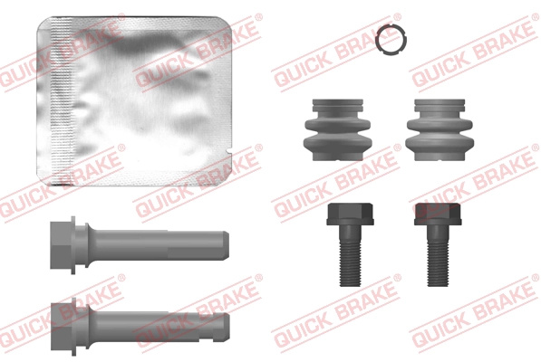 Set bucsi de ghidaj, etrier frana QUICK BRAKE 113-0043X pentru TOYOTA bZ4X (_EAM1_) 2021-2025