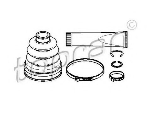 Set burduf cap planetara FORD FOCUS limuzina (DFW) (1999 - 2007) TOPRAN 302 440