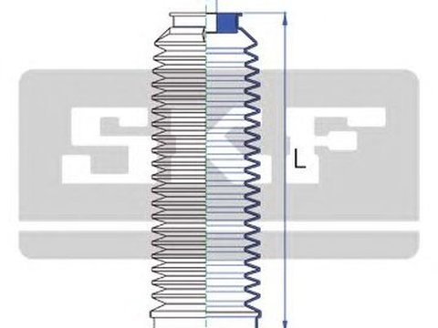 Set burduf directie ALFA ROMEO 147 937 SKF VKJP2087