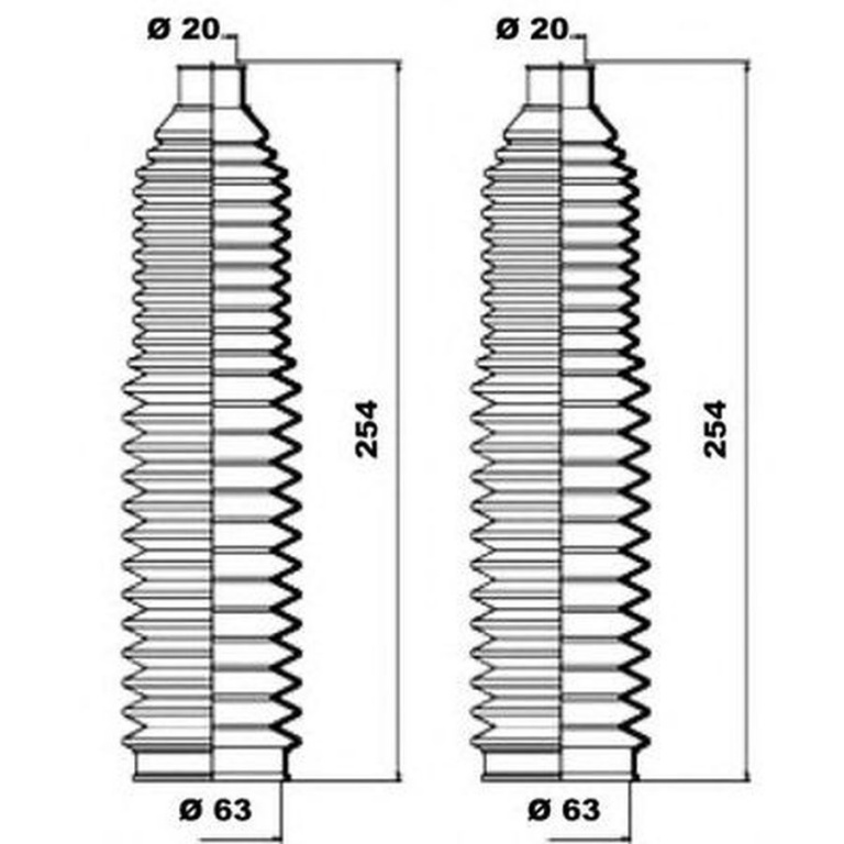 Set burduf directie AUDI A4 Cabriolet 8H7 B6 8HE B