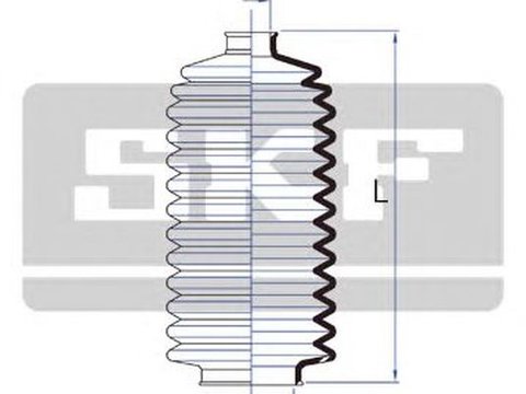 Set burduf directie Citroen C15 VD- SKF VKJP2194