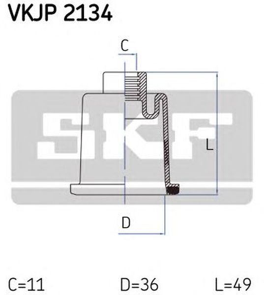 Set burduf directie Citroen XANTIA Break X2 SKF VK