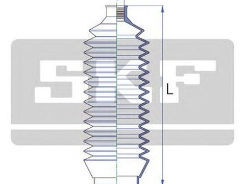 Set burduf directie MITSUBISHI PAJERO III autoturism de teren deschis V6 W V7 W SKF VKJP2215