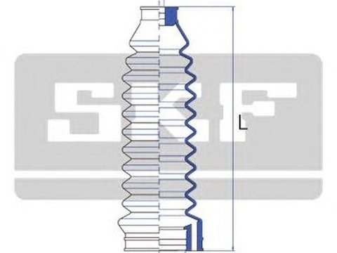 Set burduf directie VW GOLF III 1H1 SKF VKJP2013