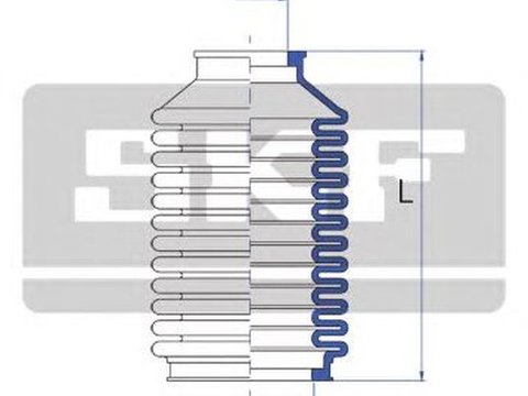 Set burduf directie VW JETTA II 19E 1G2 165 SKF VKJP2081