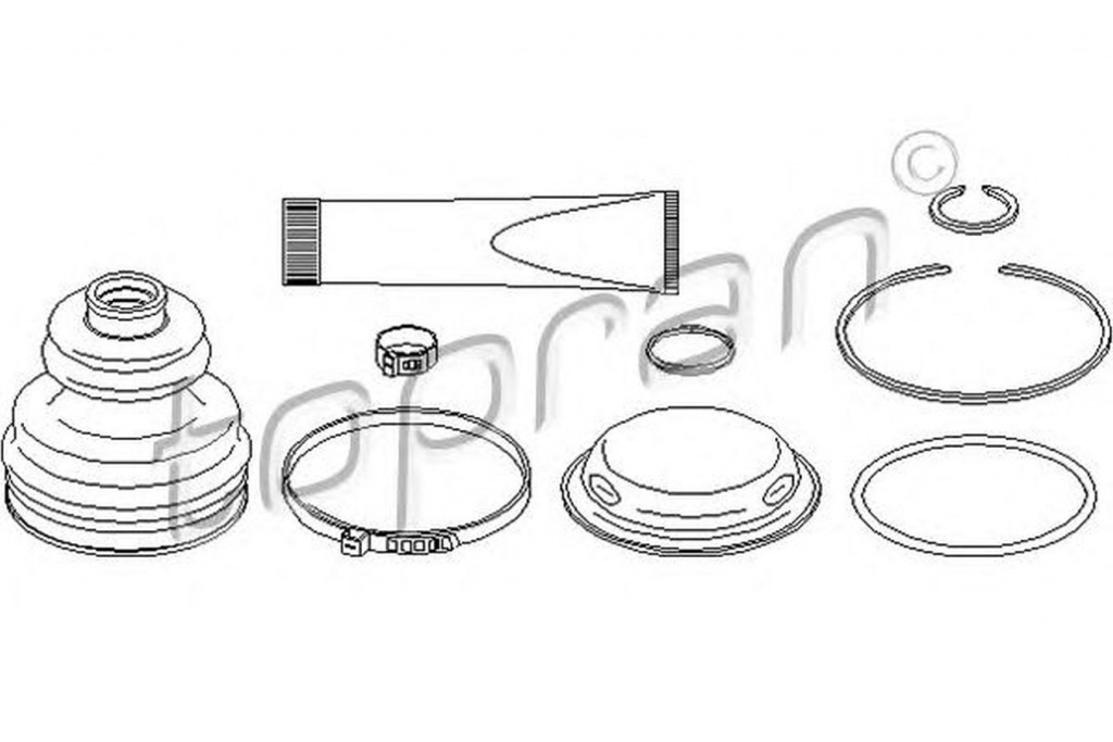 Set burduf planetara AUDI A4 Avant 8D5 B5 TOPRAN 111640