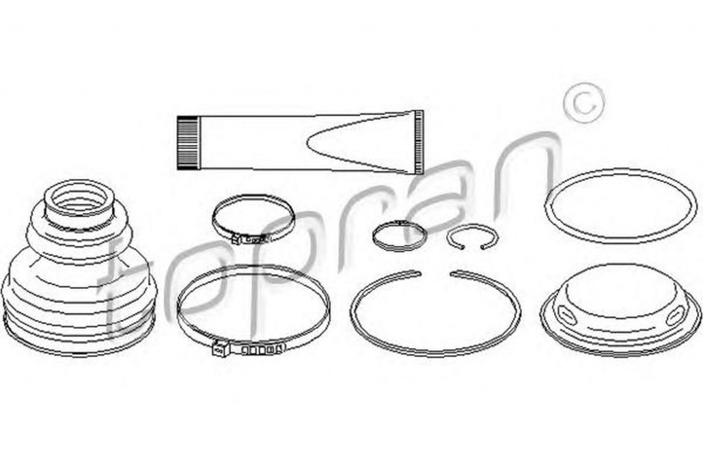 Set burduf planetara AUDI A4 Avant 8D5 B5 TOPRAN 111637