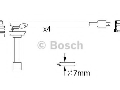 Set cablaj aprindere 0 986 356 810 BOSCH