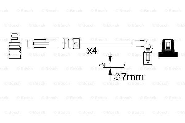 Set cablaj aprindere (0 986 356 987 0986356987 BOSCH) CHEVROLET,DAEWOO AVEO, AVEO / GENTRA, AVEO / KALOS, KALOS, LOVA|AVEO, AVEO / KALOS|AVEO, AVEO / KALOS, AVEO U-VA|CRUZE|LANOS|LANOS, LANOS / SENS|NU