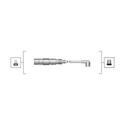 Set cablaj aprindere 4 circuite VW Golf VI Hatchback (5K1) (An fabricatie 10.2008 - 11.2012, 102 CP, Benzina) - Cod intern: W20155899 - LIVRARE DIN STOC in 24 ore!!!