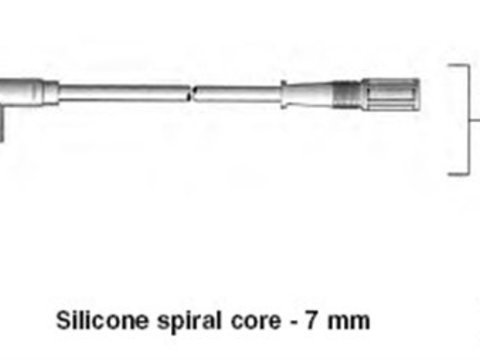 Set cablaj aprindere (941095720610 MAGNETI MARELLI) FIAT,LANCIA