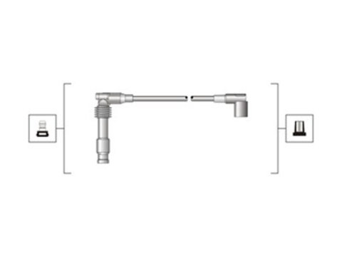 Set cablaj aprindere (941319170014 MAGNETI MARELLI) DAEWOO,OPEL,VAUXHALL