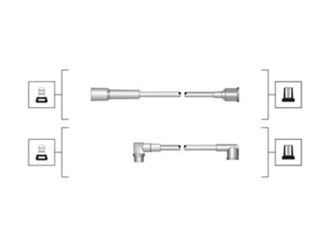 Set cablaj aprindere (941319170067 MAGNETI MARELLI) RENAULT,VOLVO