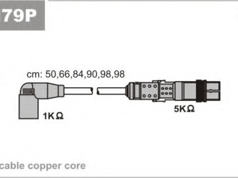 Set cablaj aprindere ABM79P JANMOR pentru Vw Eurovan Vw Transporter