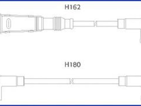 Set cablaj aprindere AUDI 90 (8C, B4), AUDI 80 Avant (8C, B4), AUDI 500 (44, 44Q, C3) - HCO 134715