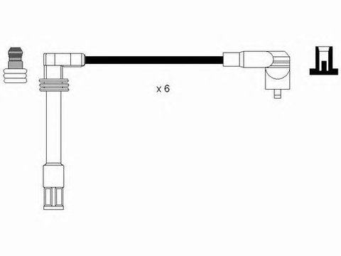 Set cablaj aprindere AUDI A4 (8D2, B5) - Cod intern: W20101255 - LIVRARE DIN STOC in 24 ore!!!