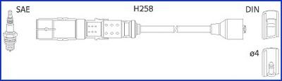 Set cablaj aprindere BMW 3 Compact (E36), BMW 3 limuzina (E36), BMW 3 Cabriolet (E36) - HCO 134780