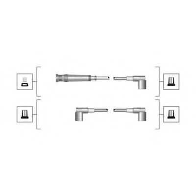 Set cablaj aprindere BMW 3 (E36) (1990 - 1998) MAGNETI MARELLI 941319170052
