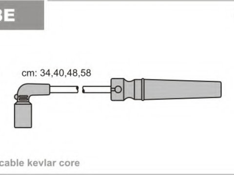 Set cablaj aprindere D8E JANMOR pentru Daewoo Nubira