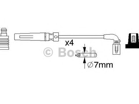 Set cablaj aprindere DAEWOO NEXIA/NUB/LAN 1,6 16V - Cod intern: W20276192 - LIVRARE DIN STOC in 24 ore!!!